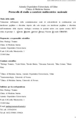 Protocollo di studio a carattere multicentrico nazionale - AISF