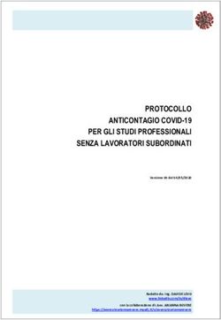PROTOCOLLO ANTICONTAGIO COVID-19 PER GLI STUDI PROFESSIONALI SENZA LAVORATORI SUBORDINATI