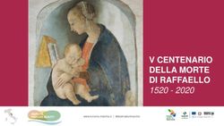 V CENTENARIO DELLA MORTE DI RAFFAELLO 1520 - 2020 - Turismo Marche