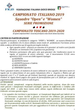 CAMPIONATO ITALIANO 2019 - Squadre "Open" e "Women" - Toscana Bridge