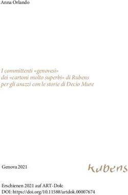 I committenti "genovesi" dei "cartoni molto superbi" di Rubens per gli arazzi con le storie di Decio Mure - Anna Orlando - Genova 2021 Erschienen ...