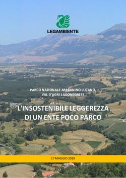 L'INSOSTENIBILE LEGGEREZZA DI UN ENTE POCO PARCO - PARCO NAZIONALE APPENNINO LUCANO, VAL D'AGRI-LAGONEGRESE - Legambiente