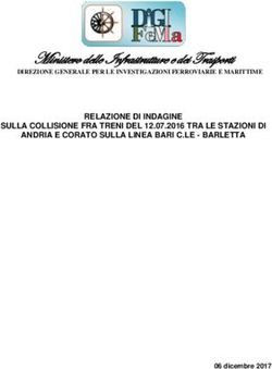 Ministero delle Infrastrutture e dei Trasporti - CONTENUTO ...