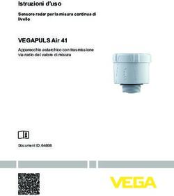 Istruzioni d'uso Sensore radar per la misura continua di livello - VEGAPULS Air 41 - Apparecchio autarchico ...