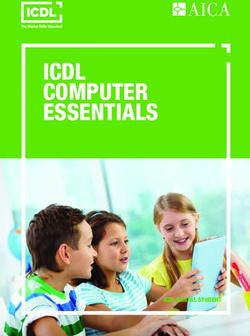 ICDL COMPUTER ESSENTIALS - ICDL DIGITAL STUDENT - InforElea