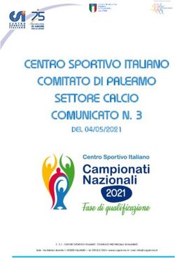 CENTRO SPORTIVO ITALIANO COMITATO DI PALERMO SETTORE CALCIO COMUNICATO N. 3