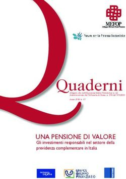 Quaderni UNA PENSIONE DI VALORE - Gli investimenti responsabili nel settore della previdenza complementare in Italia - Forum per la Finanza ...