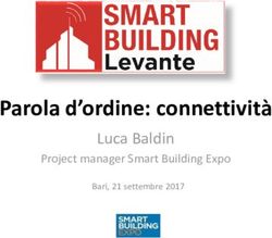 Parola d'ordine: connettività - Luca Baldin Project manager Smart Building Expo - Smart Building Italia