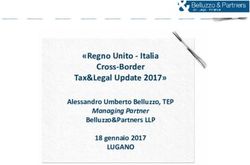 "Regno Unito - Italia Cross-Border Tax&Legal Update 2017" - LUGANO Alessandro Umberto Belluzzo, TEP Belluzzo&Partners LLP 18 gennaio 2017 ...