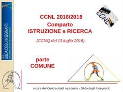 ISTRUZIONE e RICERCA COMUNE - CCNL 2016/2018 Comparto - Gildains