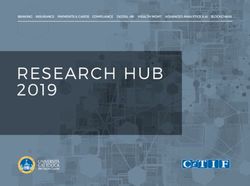 RESEARCH HUB 2019 BANKING INSURANCE PAYMENTS & CARDS COMPLIANCE DIGITAL HR WEALTH MGMT ADVANCED ANALYTICS & AI BLOCKCHAIN - CETIF