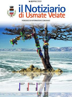 PERIODICO DI INFORMAZIONE COMUNALE - N. 1 | APRILE 2019 - comune di usmate velate