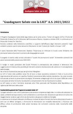 "Guadagnare Salute con la LILT" A.S. 2021/2022