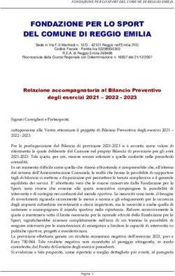 FONDAZIONE PER LO SPORT DEL COMUNE DI REGGIO EMILIA