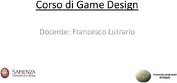 Corso di Game Design Docente: Francesco Lutrario