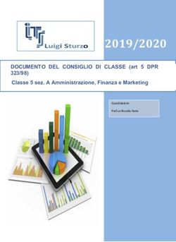 2019/2020 DOCUMENTO DEL CONSIGLIO DI CLASSE (art 5 DPR - 323/98) Classe 5 sez. A Amministrazione, Finanza e Marketing