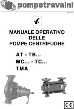 MANUALE OPERATIVO DELLE - POMPE CENTRIFUGHE AT - TB... MC - TC... TMA