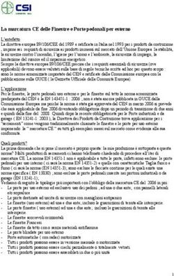 La marcatura CE delle Finestre e Porte pedonali per esterno