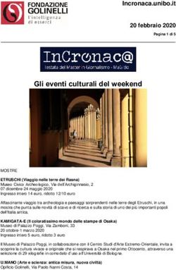 Gli eventi culturali del weekend - Fondazione Golinelli