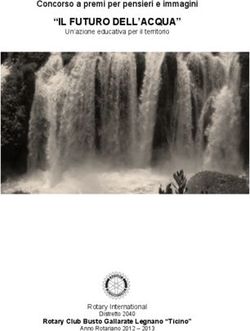 "IL FUTURO DELL'ACQUA" - Concorso a premi per pensieri e immagini - Rotary Club Busto Gallarate Legnano "Ticino"