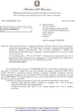 Ministero dell'Istruzione - Dipartimento per il sistema educativo di istruzione e di formazione