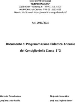 Documento di Programmazione Didattica Annuale del Consiglio della Classe 5 G - Liceo Scientifico ...