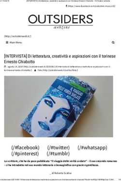 INTERVISTA Di letteratura, creativit&agrave; e aspirazioni con il torinese Ernesto Chiabotto