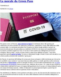 La morale du Green Pass - Volere la Luna