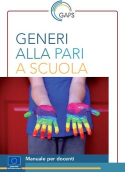 GENERI ALLA PARI A SCUOLA - Manuale per docenti - OxfamEDU