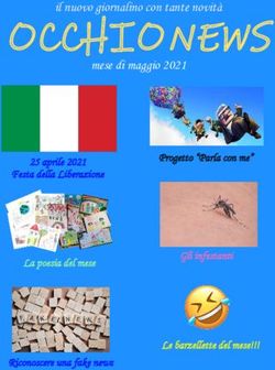 OCCHIONEWS il nuovo giornalino con tante novit&agrave; mese di maggio 2021 - Progetto "Parla con me" - Comune di Occhiobello