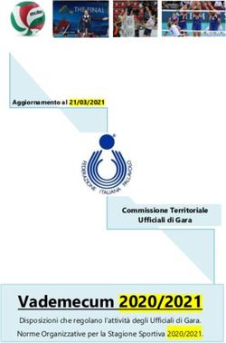 Vademecum 2020/2021 Commissione Territoriale Ufficiali di Gara - Disposizioni che regolano l'attivit&agrave; degli Ufficiali di Gara - Fipav Sassari