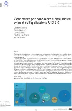Connettere per conoscere e comunicare: sviluppi dell'applicazione UID 3.0 - FrancoAngeli