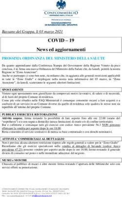 COVID - 19 News ed aggiornamenti - PROSSIMA ORDINANZA DEL MINISTERO DELLA SALUTE - ASCOM Bassano