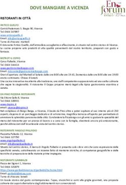 DOVE MANGIARE A VICENZA - Enoforum