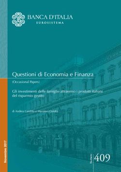 O 409 - Questioni di Economia e Finanza (Occasional Papers) - Banca d'Italia