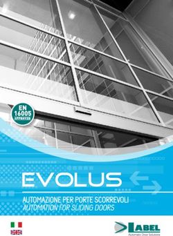 EVOLUS AUTOMAZIONE PER PORTE SCORREVOLI AUTOMATION FOR SLIDING DOORS - EN 16005 - Atres Automazioni