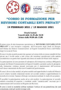 "CORSO DI FORMAZIONE PER REVISORI CONTABILI ENTI PRIVATI" - Ordine ...