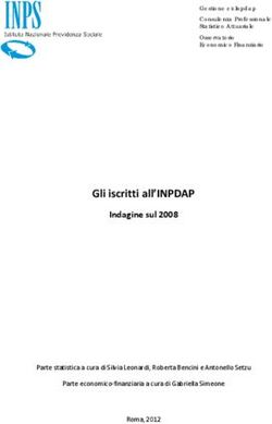 Gli iscritti all'INPDAP - Indagine sul 2008