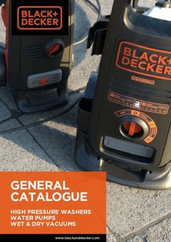GENERAL CATALOGUE HIGH PRESSURE WASHERS WATER PUMPS WET & DRY VACUUMS - www.blackanddecker.com - Annovi Reverberi