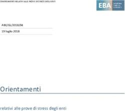 Orientamenti relativi alle prove di stress degli enti - ABE/GL/2018/04 19 luglio 2018 - Europa EU