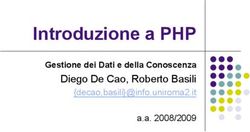 Introduzione a PHP Diego De Cao, Roberto Basili - Gestione dei Dati e della Conoscenza