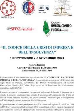 IL CODICE DELLA CRISI DI IMPRESA E DELL'INSOLVENZA