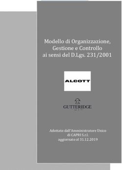 Modello Di Organizzazione, Gestione E Controllo Ai Sensi Del D.Lgs. 231 ...