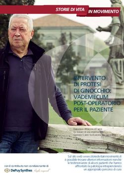 INTERVENTO DI PROTESI DI GINOCCHIO: VADEMECUM POST-OPERATORIO PER IL PAZIENTE