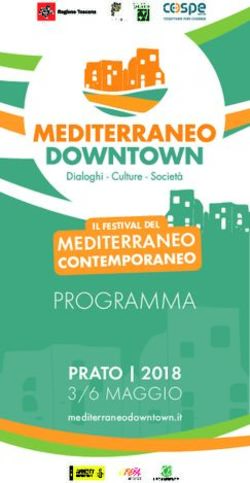 PROGRAMMA MEDITERRANEO - CONTEMPORANEO - Mediterraneo Downtown