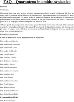 FAQ - Quarantena in ambito scolastico