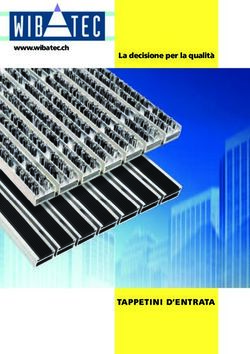 TAPPETINI D'ENTRATA - La decisione per la qualità www.wibatec.ch - Wibatec AG