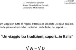 "Un viaggio tra tradizioni, sapori in Italia" - IC San Vittorino ...