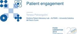 Patient engagement Teresa Petrangolini - Direttore Patient Advocacy Lab - ALTEMS - Università Cattolica del Sacro Cuore - Università Cattolica