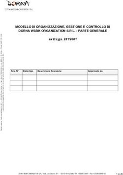 MODELLO DI ORGANIZZAZIONE, GESTIONE E CONTROLLO DI DORNA WSBK ORGANIZATION S.R.L - PARTE GENERALE - ex D.Lgs. 231/2001 - WorldSBK